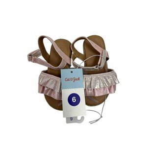 Cat & Jack Toddler Girls' Pink Abigail Ankle Strap Sandals